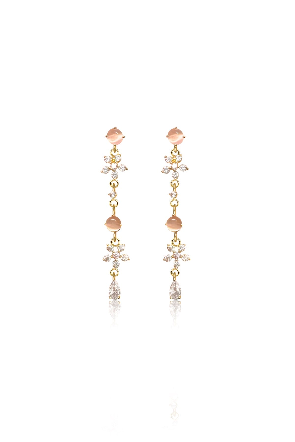 Duo daisie waterdrop earring