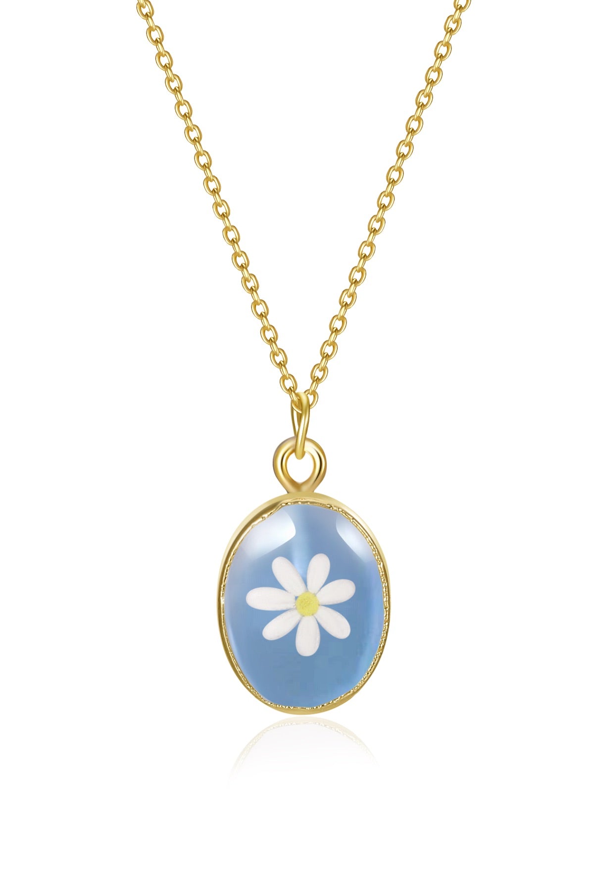White Daisy Necklace