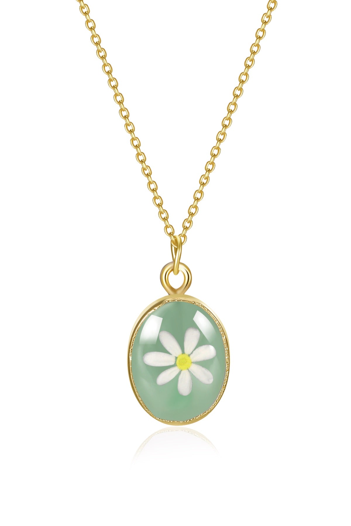White Daisy Necklace