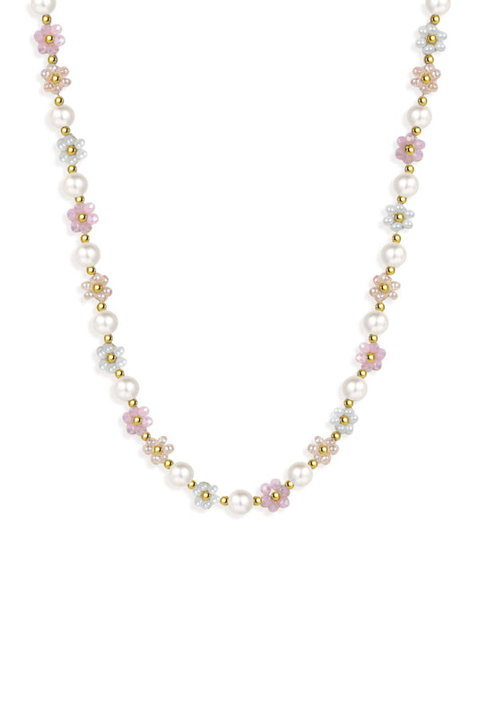 Pink Pearly Daisy Toggle