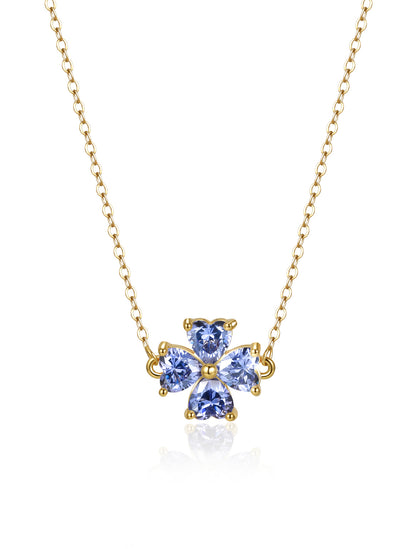 Tanzanite forget-me-nots