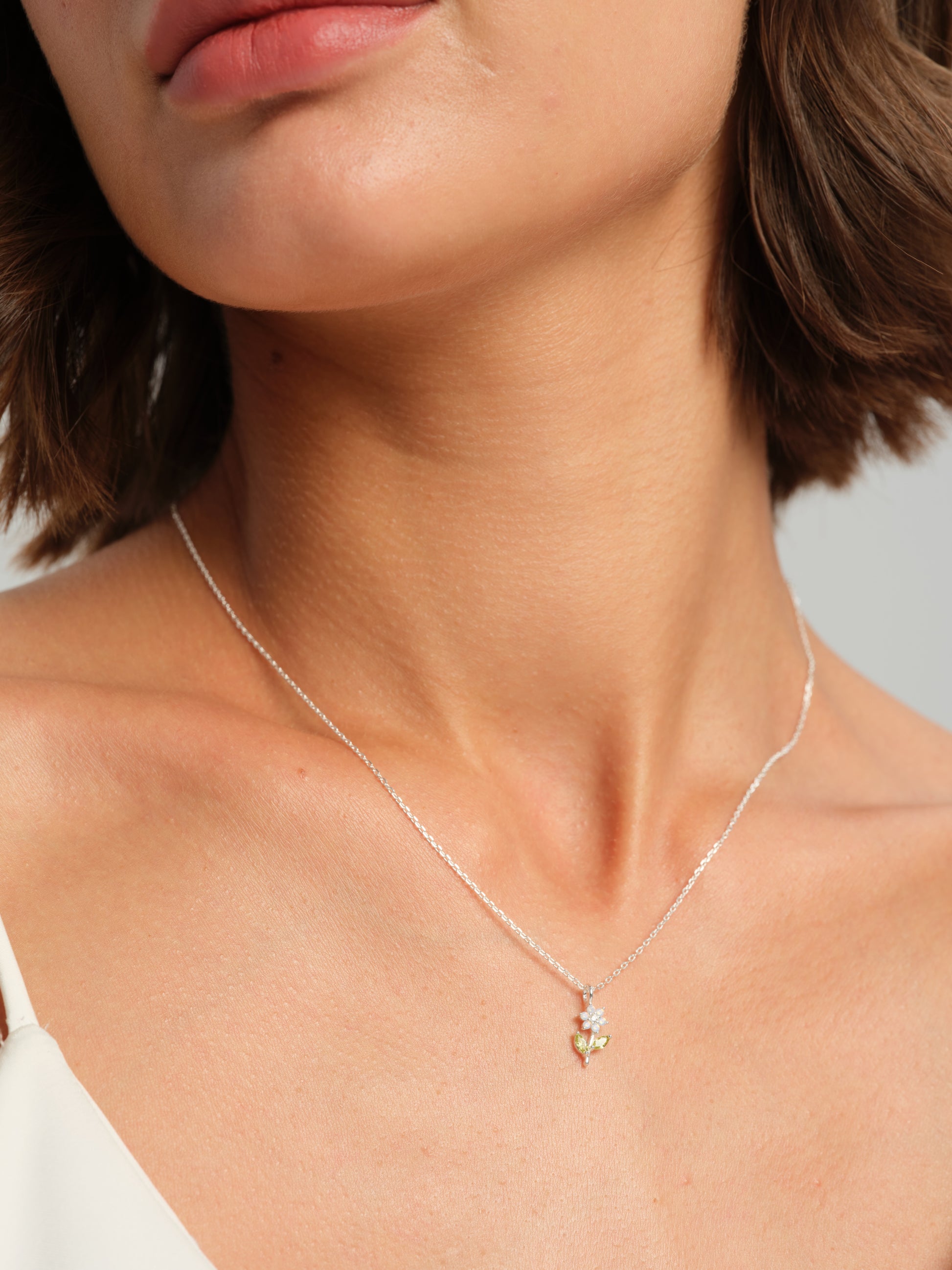 Eden Opal Blossom Necklace