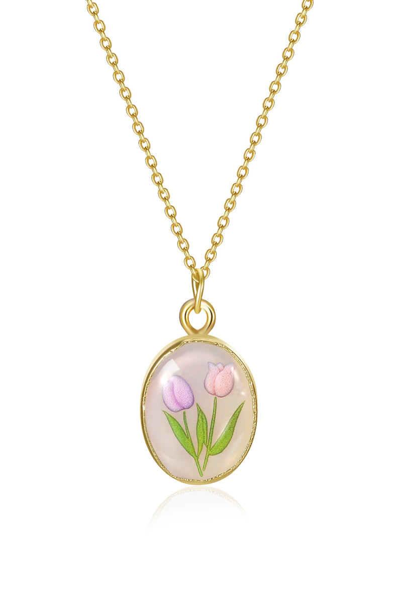 Tulip Opal Necklace