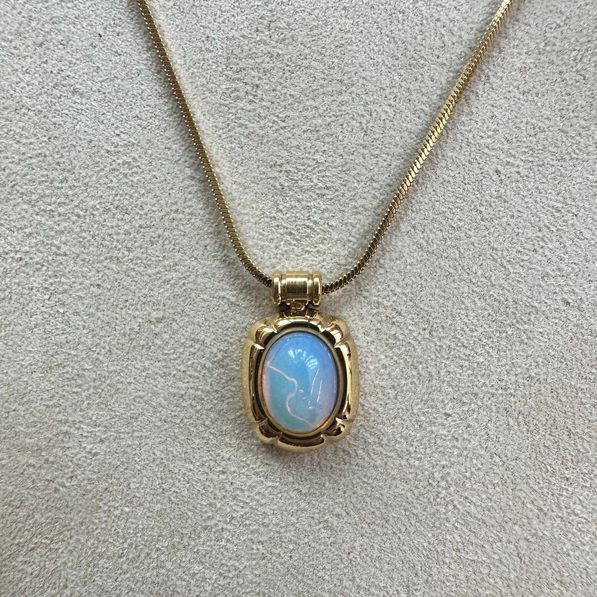 Moonstone Eye Necklace
