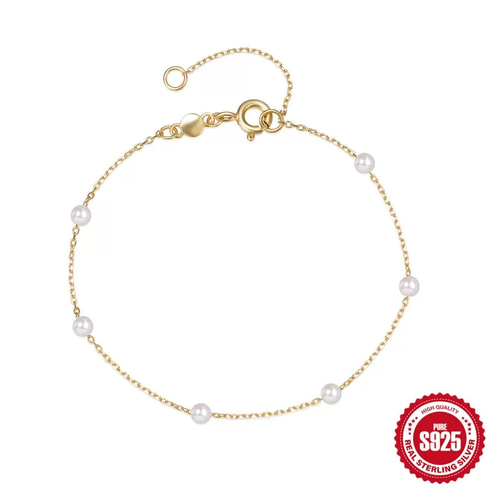 Gold pearl Bracelet