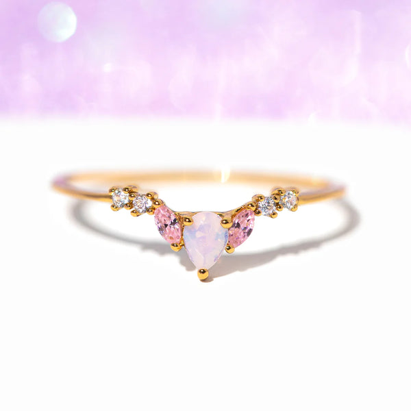 Pink Aurora Ring