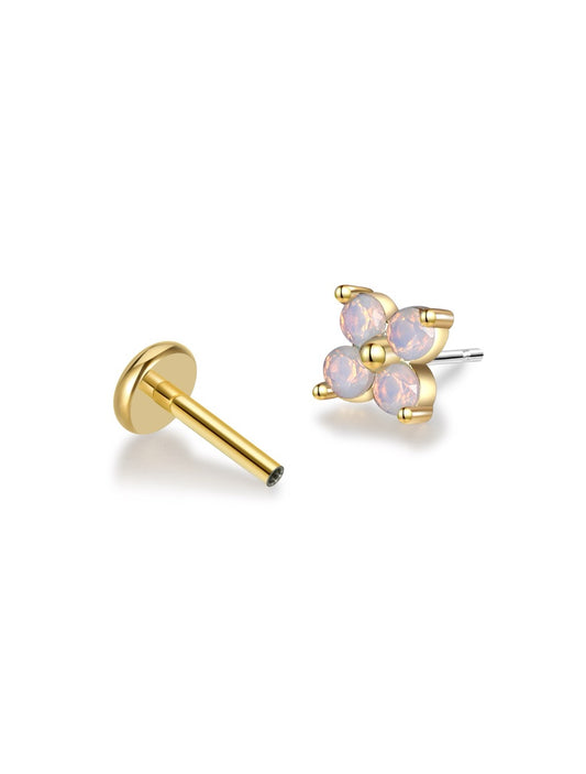 Pink Clover Flatback