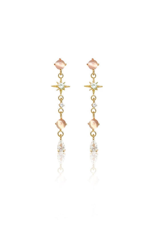 Sparkle waterdrop earring