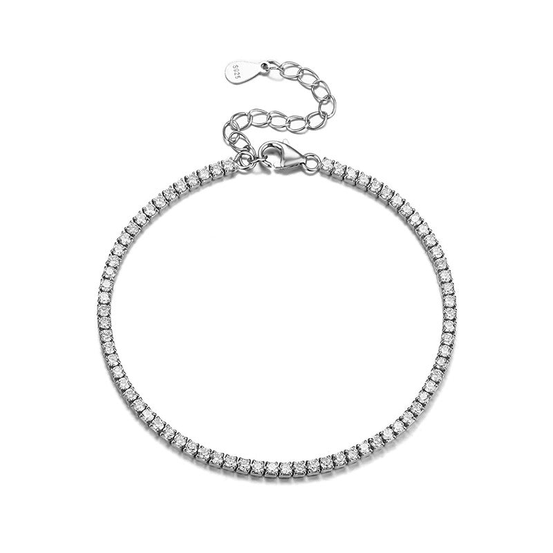 Tennis silver bracelet