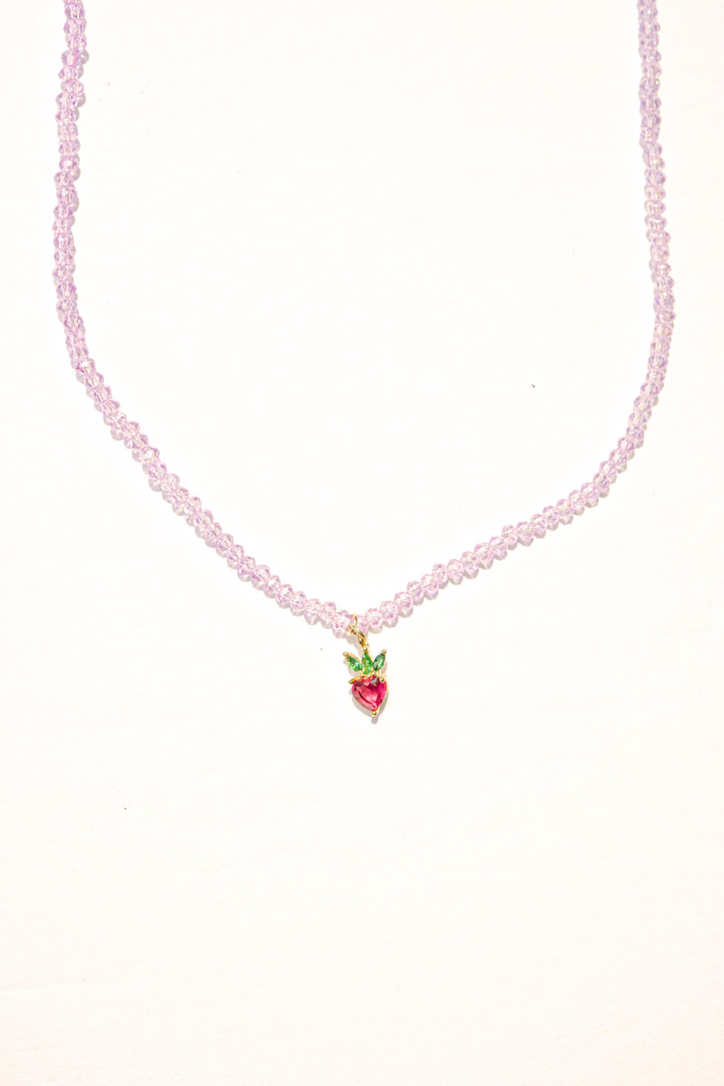 Strawberry Bead Necklace
