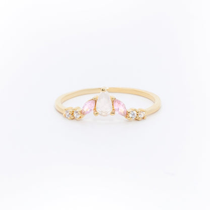 Pink Aurora Ring