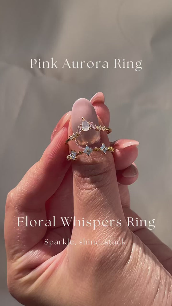 Pink Aurora Ring