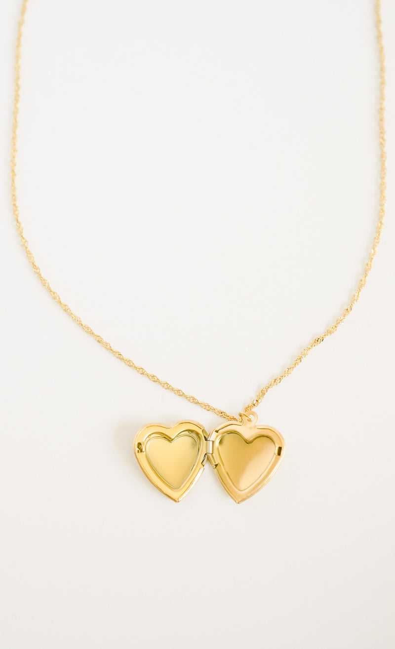 Payton Heart Locket Necklace
