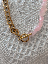 Luna Pink Quartz Necklace